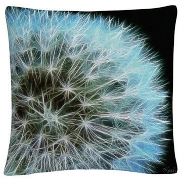 Kathie McCurdy 'Dandelion Seed Head Full' Decorative Throw Pillow