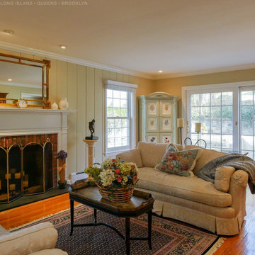 Beautiful Living Room with Large Sliding Patio Door - Renewal by Andersen Long I