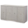 Cinema by Rachael Ray Four Door Credenza in Shadow Gray Finish Wood