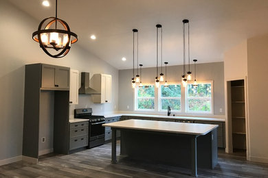 Transitional kitchen photo in Other