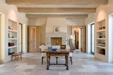 Living room - mediterranean living room idea in San Francisco