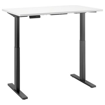 Move 60 Series 48W x 24D Adjustable Desk in White - Engineered Wood