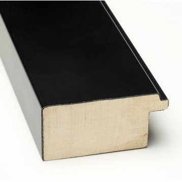 Framed Magnetic Board, Corvino Black Wood, 35x23