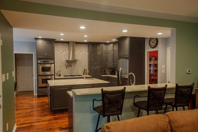 Kitchen - transitional kitchen idea in Other