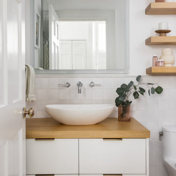 Traditional Modern Full and Half Bathrooms