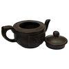 Chinese Handmade Yixing Zisha Clay Teapot With Artistic Accent Hws2087
