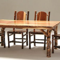 Black Walnut Dining Table & Chairs - Dining Tables