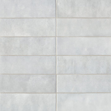 Cloe 2.5"x8" Artisan Ceramic Subway Tile, Gray