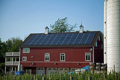 Virginia vineyard grid-tied solar system