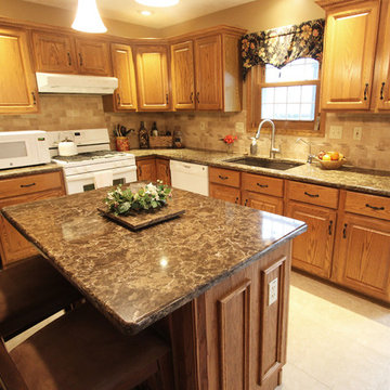 Cambria Hampshire Countertop and Durango Tiled Backsplash ~ Medina, OH