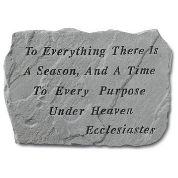 "To Everything There is a Season" Garden Stone