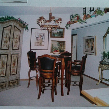 1960's - BEFORE (SOUTH) - Kitchen meets the Present Renovation