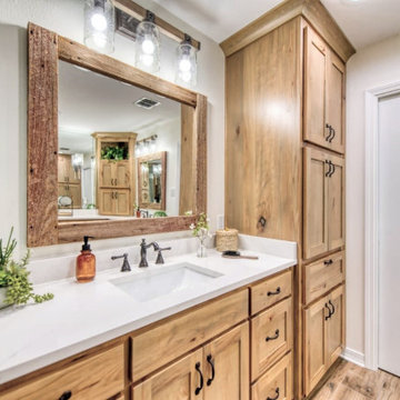 Rustic Master Bathroom Remodel