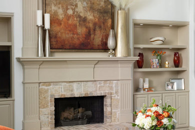 Living room - transitional living room idea in Dallas