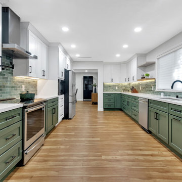 Kitchen Remodel + Master Bathroom Enlargement and Remodel