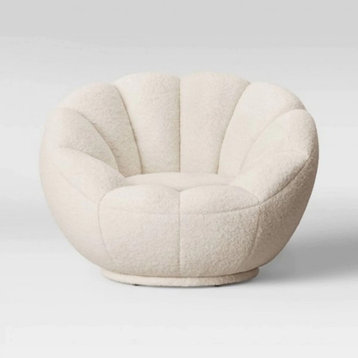 George White Sherpa Accent Chair