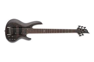 ESP LTD B-205 B Series Bass Guitar 5-string See Thru Black Satin Maple Top w/ Ac
