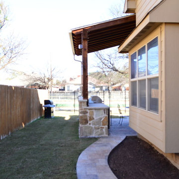 Fort Worth, TX, Outdoor Living Space Combination w/ 3-Season Room