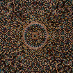 Oriental Kashmir Silk Carpet - Area Rugs