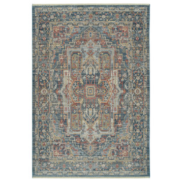 Kaleen Rila Collection Indoor Polyester Area Rug, Multi, 9'6"x13'