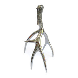 Roost Polished Antler Candlesticks - Candleholders