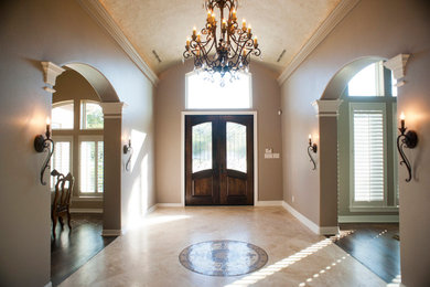 Inspiration for a timeless entryway remodel in Houston