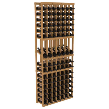 7 Column Display Row Wine Cellar Kit, Pine, Oak
