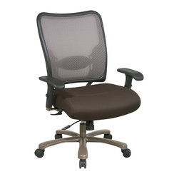 Deluxe Latte Air Grid Back Office Chairs - Office Chairs