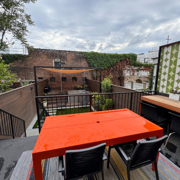 Greenpoint, Brooklyn backyard