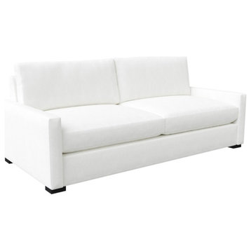 Nativa Interiors Revolution 83" Sofa, Off White, Depth: Deep Plush