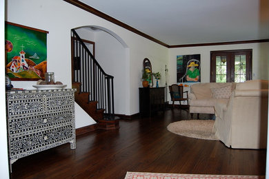 Living room - eclectic living room idea in Kansas City