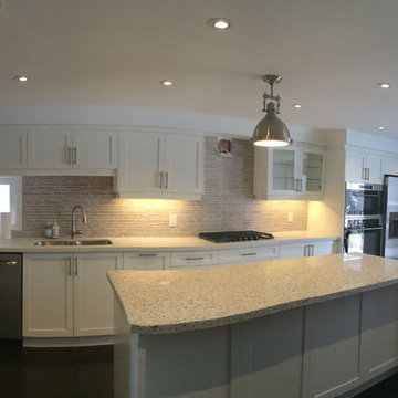 Painted MDF Custom Kitchen Cabinets
