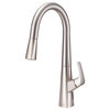Vaughn Single Handle Pull-Down Kitchen Faucet, Stainless Steel