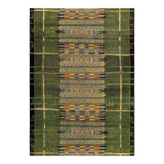 Marina Tribal Stripe Indoor/Outdoor Rug, 6'6