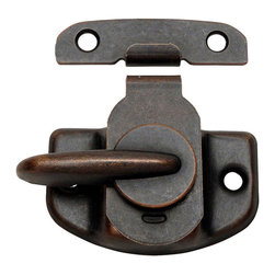 Designers Impressions - Oil Rubbed Bronze Cam Action Window Sash Lock and Keeper, 53744 - Window Hardware And Parts