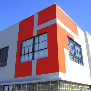 Hand-painted Lettering and Logo on Exterior Wall