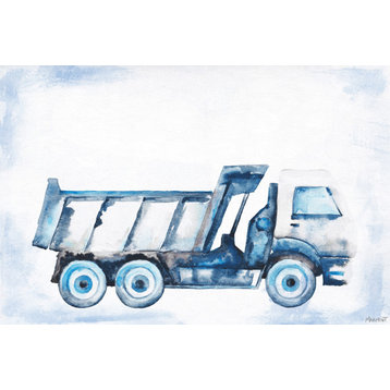 "Gravel Hauler" Painting Print on Wrapped Canvas, 18x12