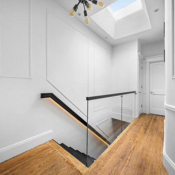 Gorgeous staircase in a 2-family home in Ridgewood