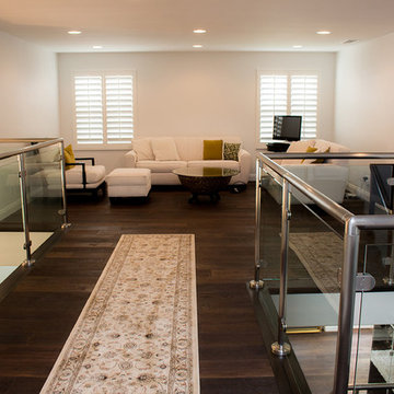 Glendale - Glass Railing Loft Addition