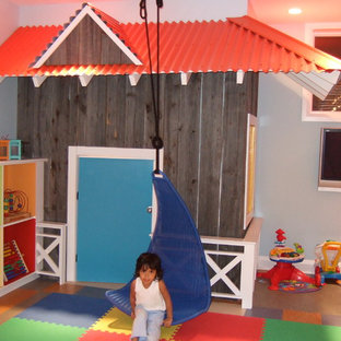 Modelo de sótano en el subsuelo tropical, de tamaño medio, sin chimenea