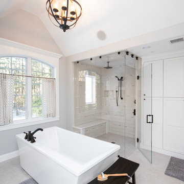 Rustic Elegance Master Bathroom Suite
