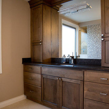Brown And Black Vanity