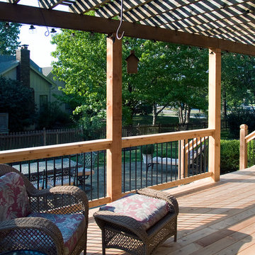 Klaus - Cedar deck in KC with pergola.