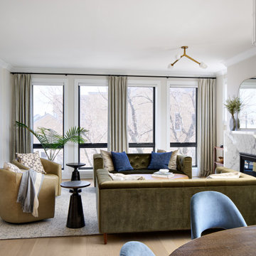 Transitional Living Room