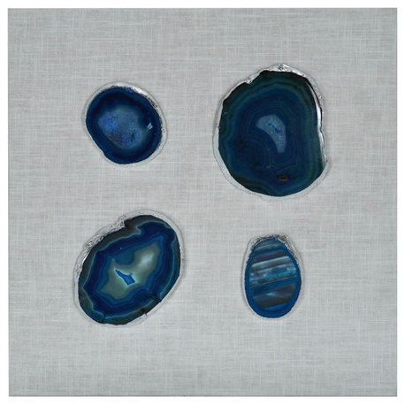 4-Piece Agate Collection Wall Décor