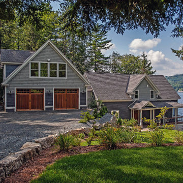 Cedar Wood Carriage House Overlay Garage Doors
