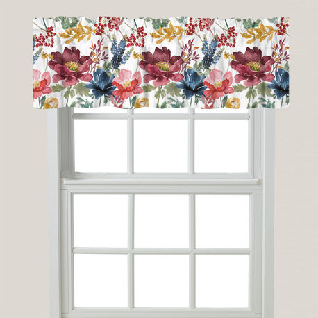 Watercolor Fall Window Valance