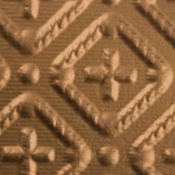 WC 70 Faux Tin - Backsplash Roll - Gold - Wallpaper