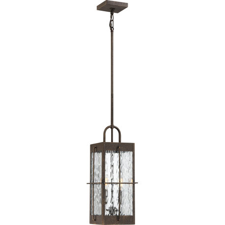 Ward 2-Light Outdoor Lantern, Gilded Bronze