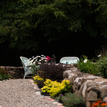 Showcase front landscaping with terraces